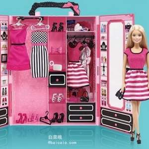 Barbie 芭比 DKY31 新版梦幻衣橱(带娃娃)  
