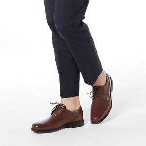 雙十一預(yù)售，Rockport 樂步 Charles Road Plaintoe 男士真皮正裝鞋 兩色
