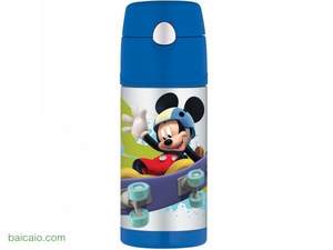 Amazon：膳魔師Thermos Funtainer Bottle兒童米奇老鼠款保溫杯355ml 歷史最低$12.48