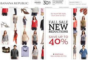 Banana Republic(香蕉共和國)：SALE區(qū)商品額外6折，訂單滿50美元免運(yùn)費(fèi)，僅此一天！