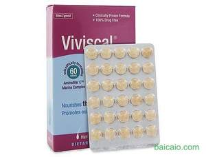 Amazon：全球销量第一生发产品 Viviscal Hair Nutrient Tablets 纯天然特效头发营养片(60片) $36.33