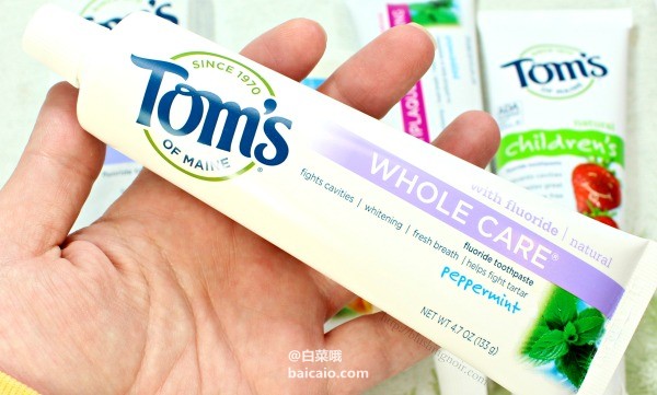 Tom's of Maine 天然綠薄荷味無氟牙膏 156g*2只 .36 可湊單直郵