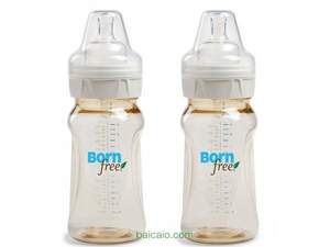 Amazon：瘋狂杯具第三季？Born Free Twin Pack Classic Bottle防脹氣經(jīng)典奶瓶2個(gè)裝(270ml) 歷史最低$10.54