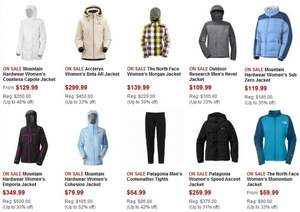 Moosejaw：部分清倉款式額外8折，包括Arc'teryx、Patagonia、Marmot、Mountain Hardwear