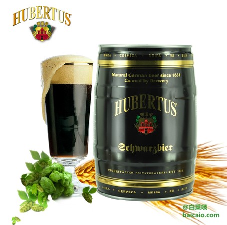 单品好价，德国进口 HUBERTUS 狩猎神黑啤酒 5L ￥61（￥86 ￥99-50）