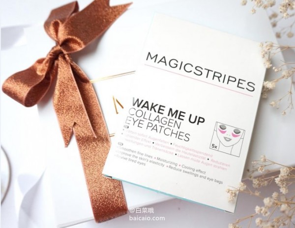 Magicstripes 全线7折，抗皱去黑眼圈胶原蛋白眼膜 5对 £19.6 凑单直邮到手￥170