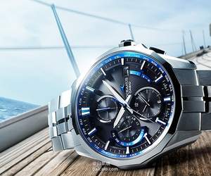 CASIO 卡西欧 OCEANUS MANTA 海神 太阳能6局电波男表  