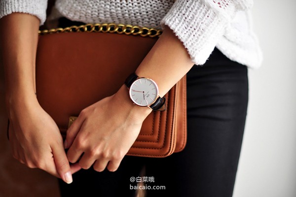 Daniel Wellington 丹尼尔.惠灵顿 Classic系列 皮带石英表 .95 到手￥525