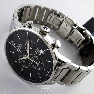 Edox 依度 Les Vauberts系列 男士三眼计时石英腕表 $249（需用码）