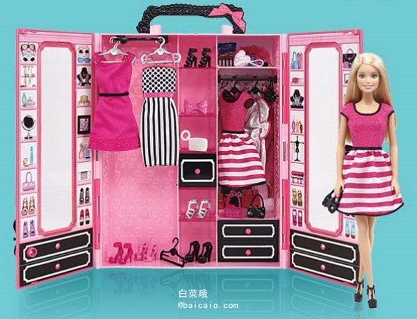 Barbie 芭比 DKY31 新版梦幻衣橱(带娃娃) ￥149包邮（￥199-50）