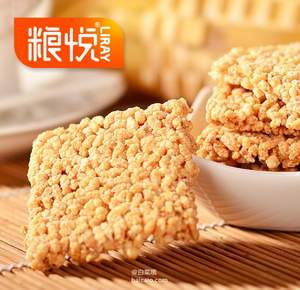 粮悦 独立小包 大吃兄小糯米锅巴400g*3盒