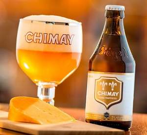 比利时进口，Chimay 智美 白帽精酿啤酒 330ml*6瓶*2件 158元包邮