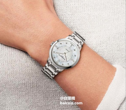 Baume & Mercier 名仕 克莱斯麦系列 女士镶钻自动机械腕表 新低98 约￥8239