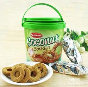 印尼进口 kokola 可可乐 椰味曲奇饼干400g*3件+凑单品 ￥50.3
