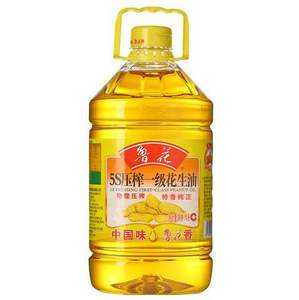 魯花 5S壓榨一級花生油4L*2瓶 ￥149.6包郵