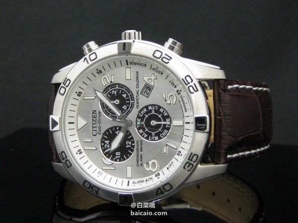 Ebay：CITIZEN 西铁城 三眼计时光动能男表 新低0（0-40）