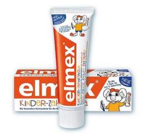 德国Elmex 婴幼儿童洁齿可吞咽乳牙牙膏 50ml*5 