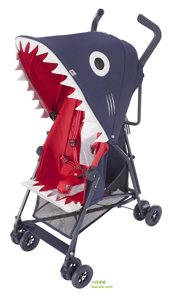降￥100，Maclaren 玛格罗兰 Mark II Shark Buggy 鲨鱼伞车特別版 秒杀新低￥1799包邮