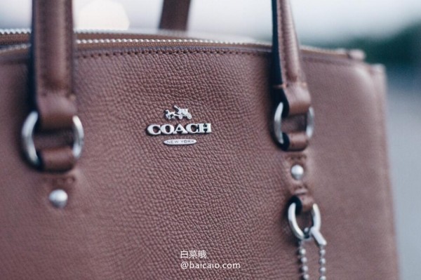 Coach 蔻驰 女士真皮单肩斜挎手提包 新低0.49（4.99 公码9折） 到手￥970 国内￥3950