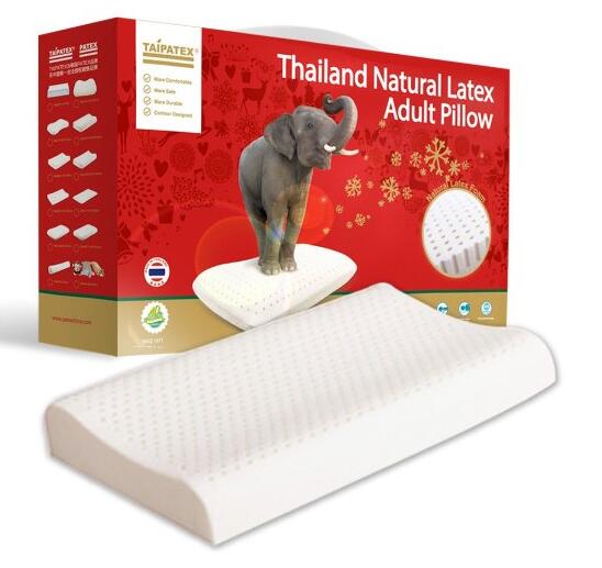镇店之宝，TAIPATEX 天然泰国乳胶透气养护枕 ￥199包邮