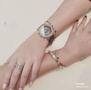 SWAROVSKI 施華洛世奇 玫瑰金色惡魔之眼手鐲  