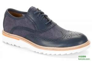 Amazon：Rockport 樂步 輕量緩震時尚男鞋 2.8折$48.08 可用鞋類8折到手￥360