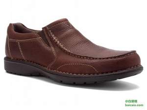 Amazon：Clarks 其乐 Sektor 45 真皮商务一脚蹬 $54.52 可用鞋类8折 到手￥380 另有系带款
