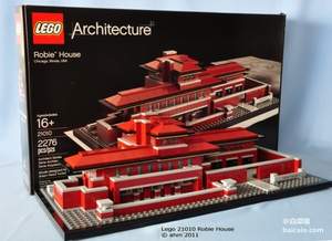 Amazon：LEGO 乐高 建筑系列 罗宾别墅 历史低价$149.99 到手￥1115