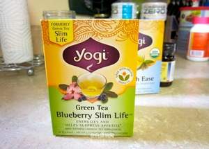 Amazon：适合凑单 减肥刮油 Yogi Tea 有机蓝莓瘦身茶 6盒*16包 $14.22 到手￥110