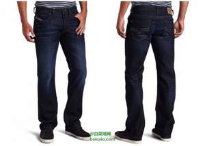 Amazon：DIESEL 迪賽 Larkee系列 標(biāo)準(zhǔn)直筒牛仔褲 $128.49 可結(jié)賬8折 到手￥675