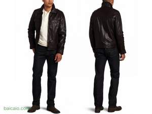 Amazon：全五星好評，Levi's 李維斯 Fashion Moto 男士真皮機(jī)車夾克 折后$191.99 到手￥1300