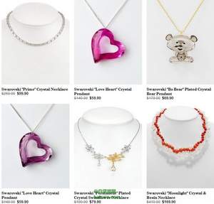 RUELALA：Swarovski 施華洛世奇 水晶飾品 4折搶購