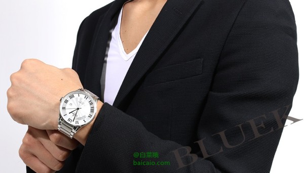 降46刀，Edox 依度 Les Vauberts系列 自動(dòng)機(jī)械男表 新低9 約￥2540