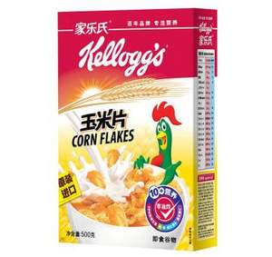 限Plus会员，Kellogg's 家乐氏 玉米片 500g*3