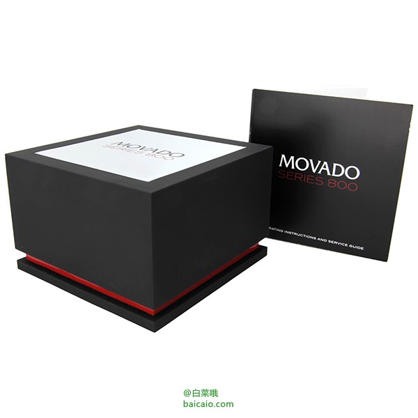 降24刀，MOVADO 摩凡陀 Series 800 石英男表 新低5 約￥3183