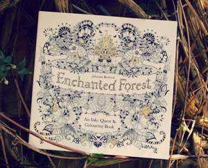 Enchanted Forest 魔法森林：秘密花园 英文原版 涂色书 