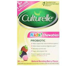 Culturelle Kids 儿童益生菌咀嚼片 浆果味30片 Prime会员凑单免费直邮含税