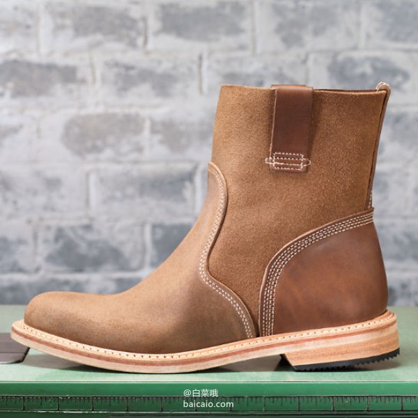 美国本土手工高端系列，Timberland Boot Company 添柏岚 手工复古真皮男靴 2.9折 4.99 到手￥925