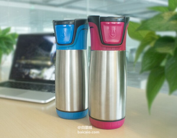 Contigo 单手开启 双层不锈钢保温杯450ml ￥130.6