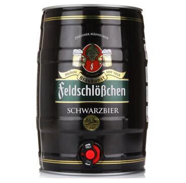 德国进口 feldschloesschen 福德堡 黑啤酒 5L ￥59