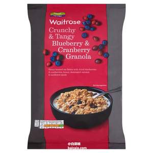 Waitrose 蔓越莓藍(lán)莓營養(yǎng)早餐麥片 1kg*2袋