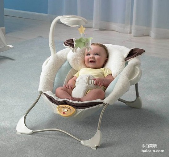 亚马逊中国：费雪 安抚小羊羔婴儿椅+牙胶 新低￥301（￥401-100）