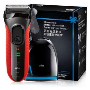<span>白菜！</span>BRAUN 博朗 3050CC 全身水洗電動剃須刀 帶清潔底座+湊單品
