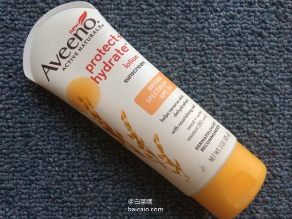 Aveeno 艾维诺 防水保湿防晒霜 SPF50 85g Prime会员凑单免费直邮到手￥63