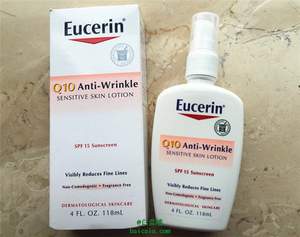 Eucerin 优色林 抗皱Q10保湿防晒SPF15日间乳液 118ml Prime会员凑单免费直邮到手￥68