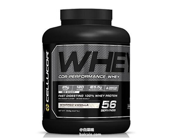 Cellucor 赛尔乐 Cor-Performance 高性能乳清蛋白粉 1848g ￥329包邮包税（￥429-100）