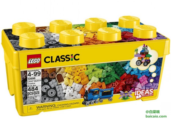 LEGO 乐高 经典创意拼砌系列 10696 中号积木盒 新低￥209包邮（￥219-10）