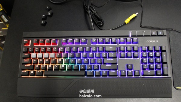 Corsair 海盗船 STRAFE RGB 惩戒者 机械键盘 红轴 Prime会员免费直邮含税到手￥863