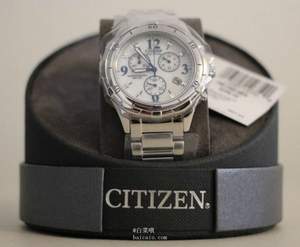 Citizen 西铁城 三眼计时光动能女士腕表 新低$77.99（$87.99-10）