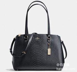 COACH 蔻驰 女士蛇纹真皮斜挎包 新低$229.99 到手￥1710